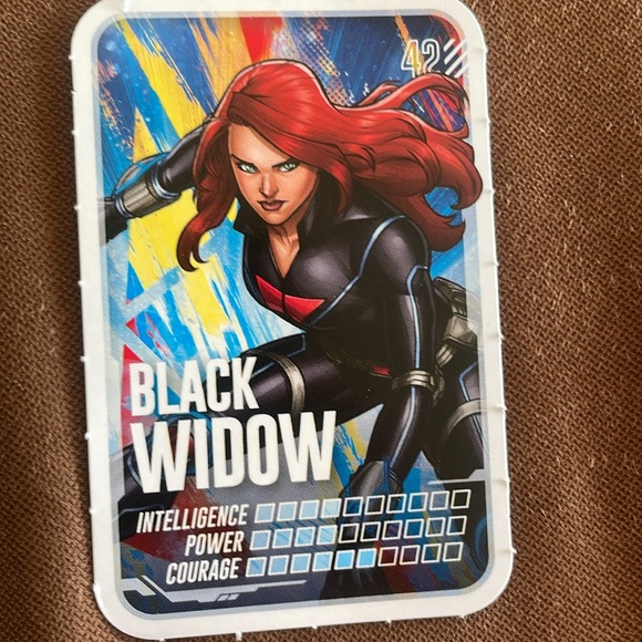 Marvel Collection Cards #42 - BLACK WIDOW - Picture 3 of 3